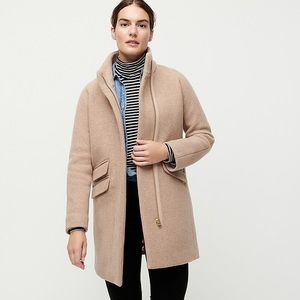 EUC J. Crew Cocoon Coat in Italian stadium cloth wool